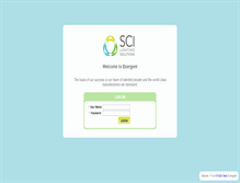 Tablet Screenshot of crm.scilights.com